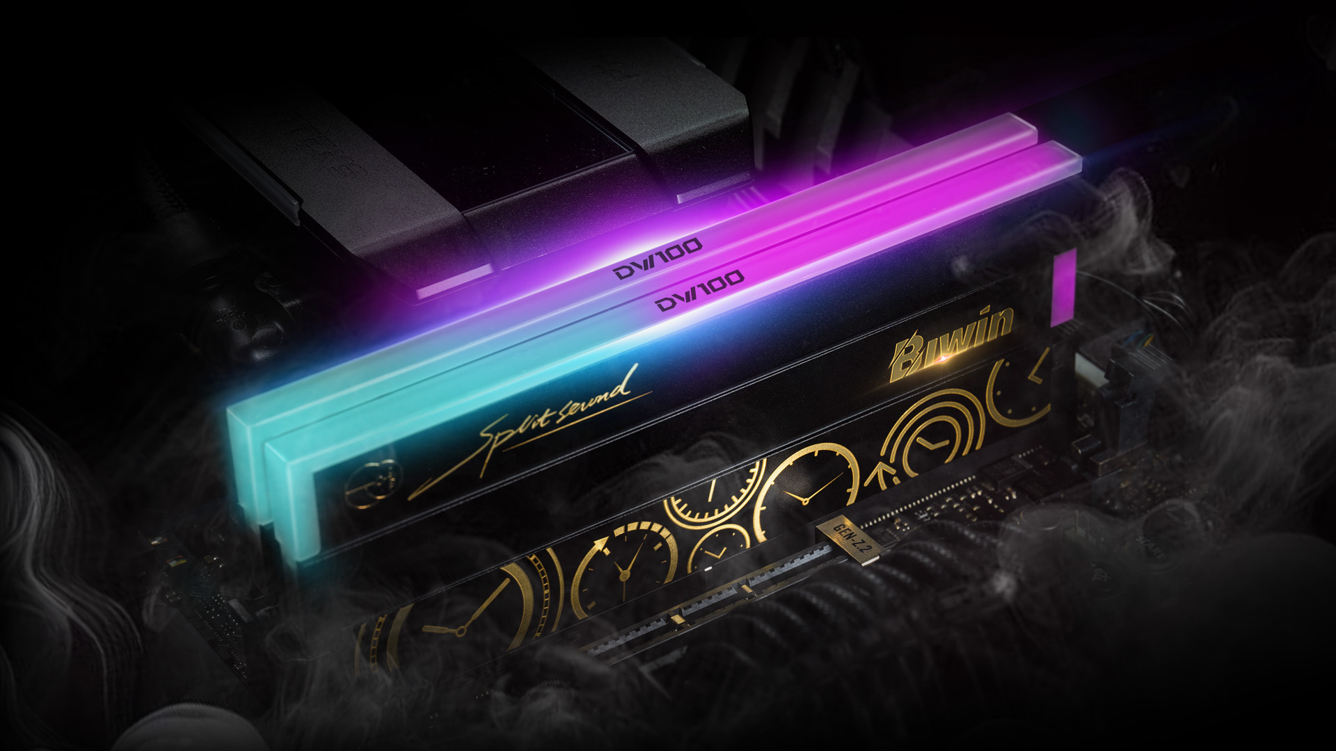 Black Opal OC Lab Gold Edition DW100 RGB DDR5 8400 MTs 192 GB Memory Kit